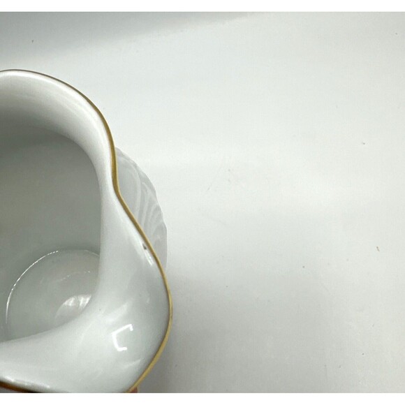 Royal Kent Poland Pitcher Sugar Creamer Pink Floral Embossed Gold Trim - Picture 6 of 12